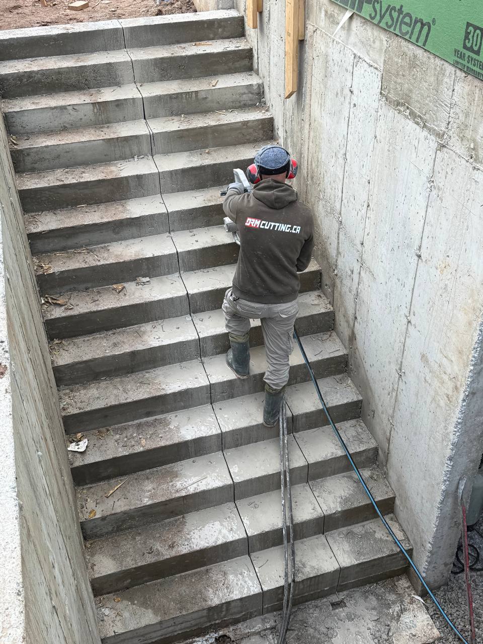 concrete stairs removal